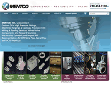 Tablet Screenshot of mentco.com